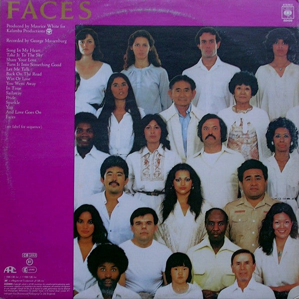 Earth, Wind & Fire -Faces