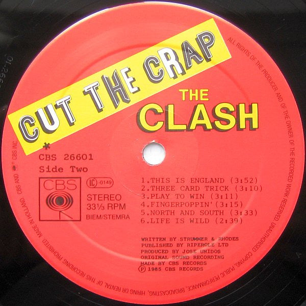 The Clash -Cut The Crap