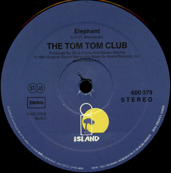 The Tom Tom Club* -Wordy Rappinghood