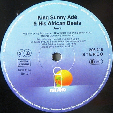 King Sunny Ade And His African Beats* -Aura