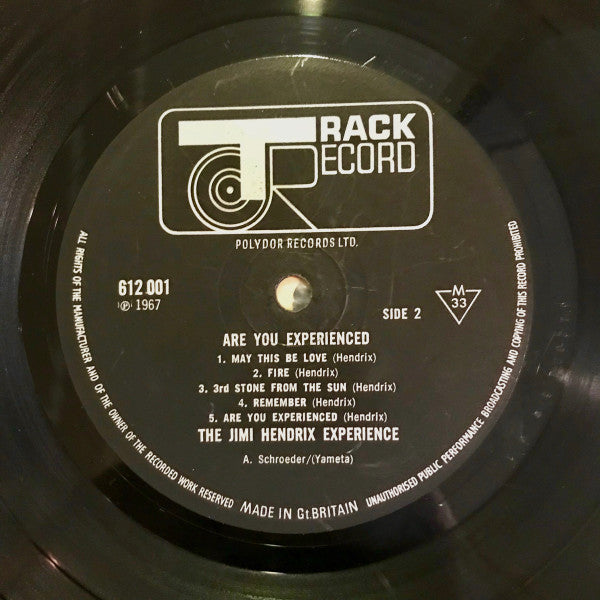 The Jimi Hendrix Experience -Are You Experienced