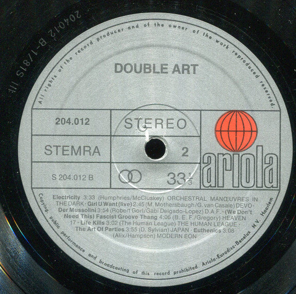 Various -Double Art