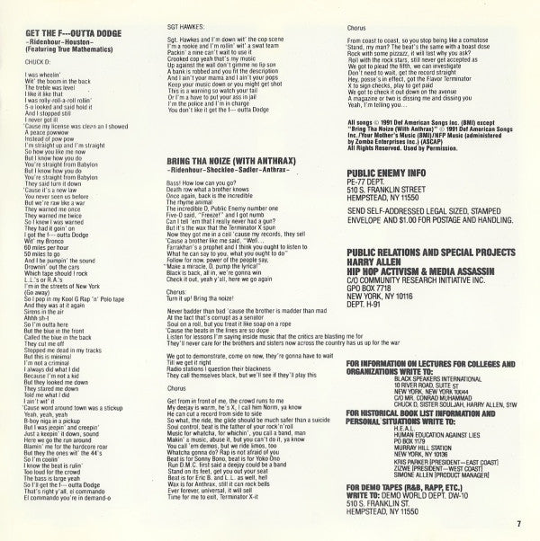 Public Enemy - Apocalypse 91... The Enemy Strikes Black