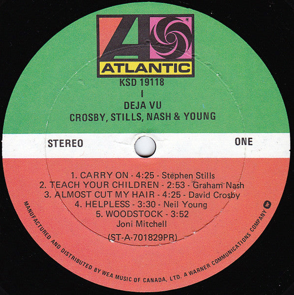 Crosby, Stills, Nash & Young / Dallas Taylor & Greg Reeves -Déjà Vu
