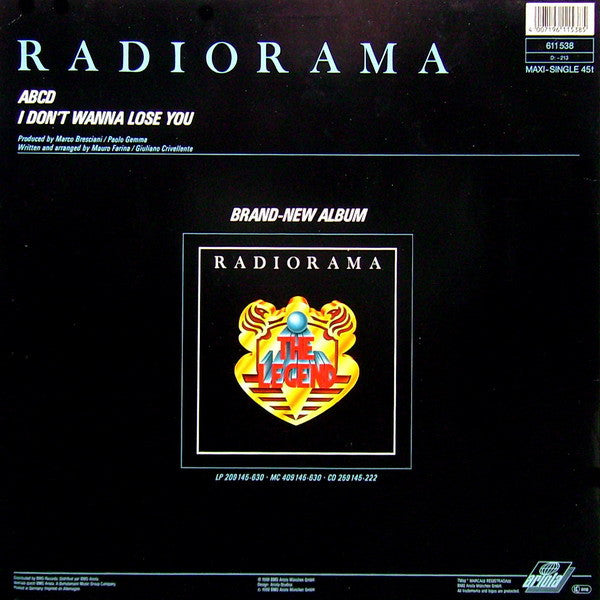 Radiorama -ABCD / I Don't Wanna Loose You