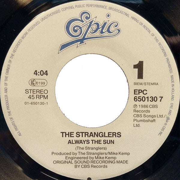 The Stranglers -Always The Sun