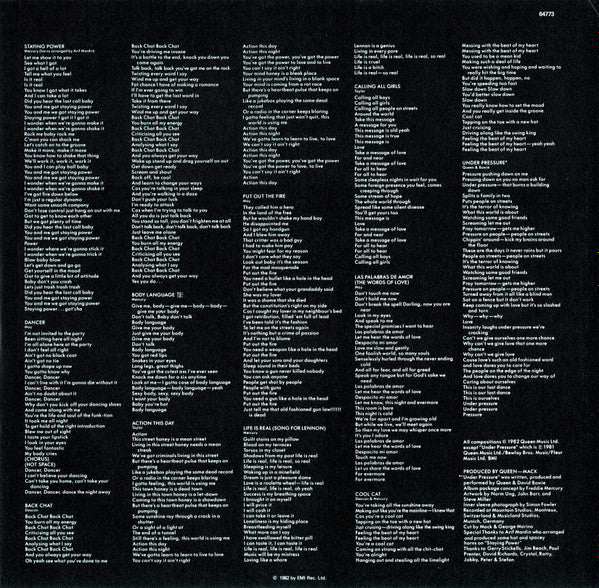 Queen -Hot Space