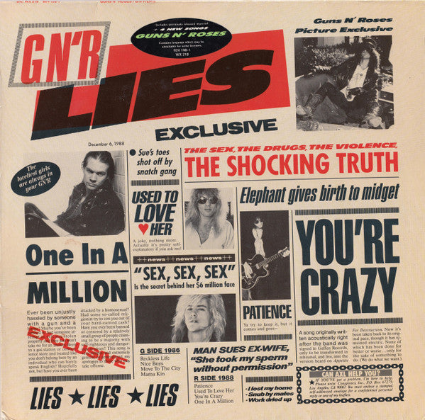 Guns N' Roses -G N' R Lies