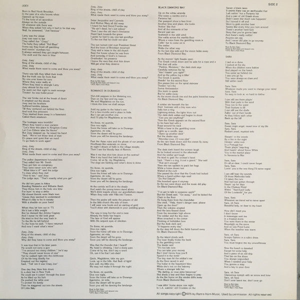 Bob Dylan -Desire