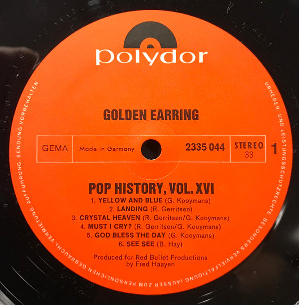 Golden Earring -Pop History Vol. 16