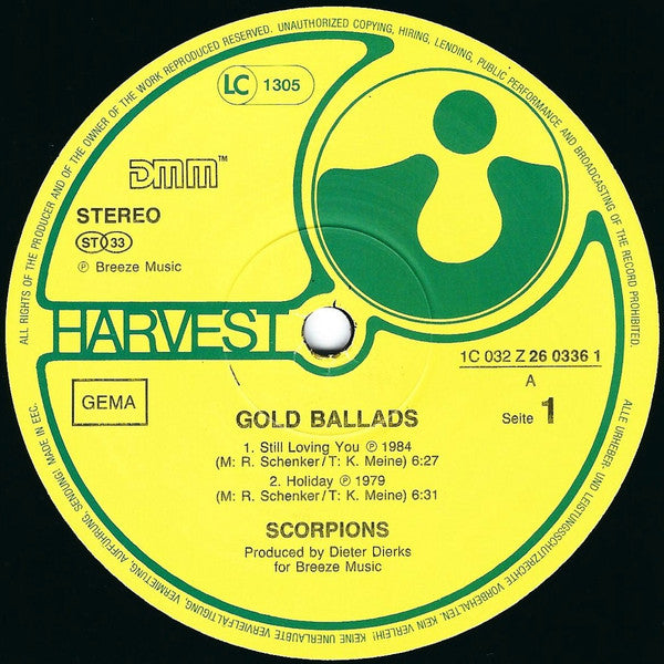 Scorpions -Gold Ballads