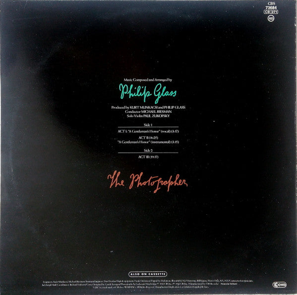 Philip Glass - The Photographer