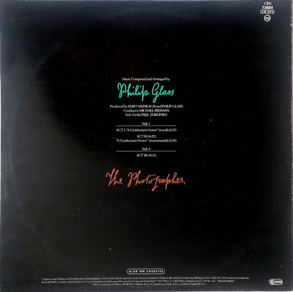 Philip Glass -The Photographer