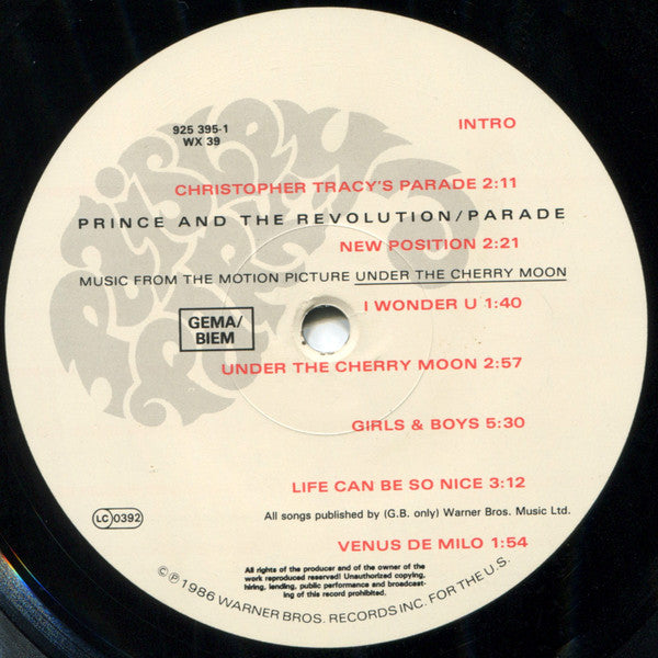 Prince And The Revolution -Parade