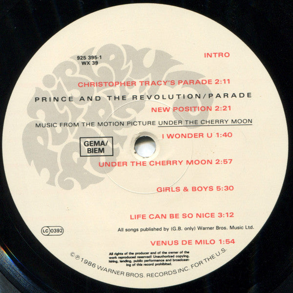 Prince And The Revolution -Parade