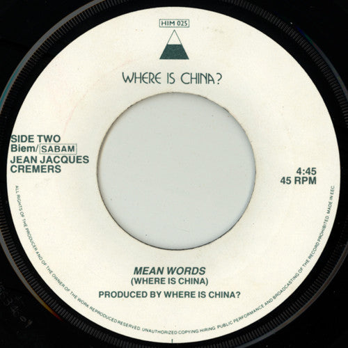 Where Is China? - I Slowly Run