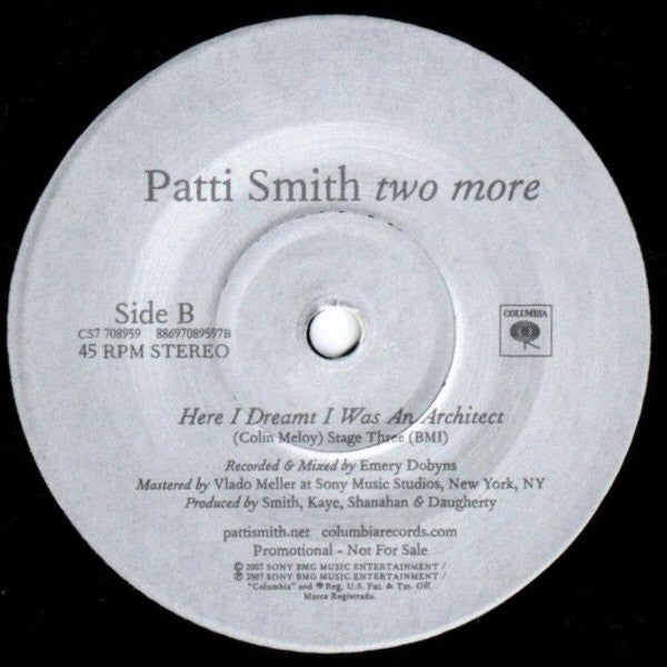 Patti Smith -Two More
