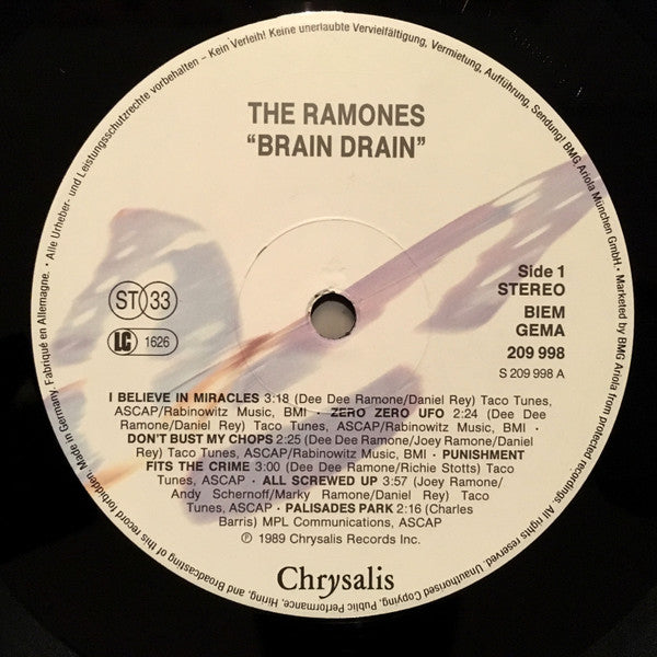 Ramones -Brain Drain