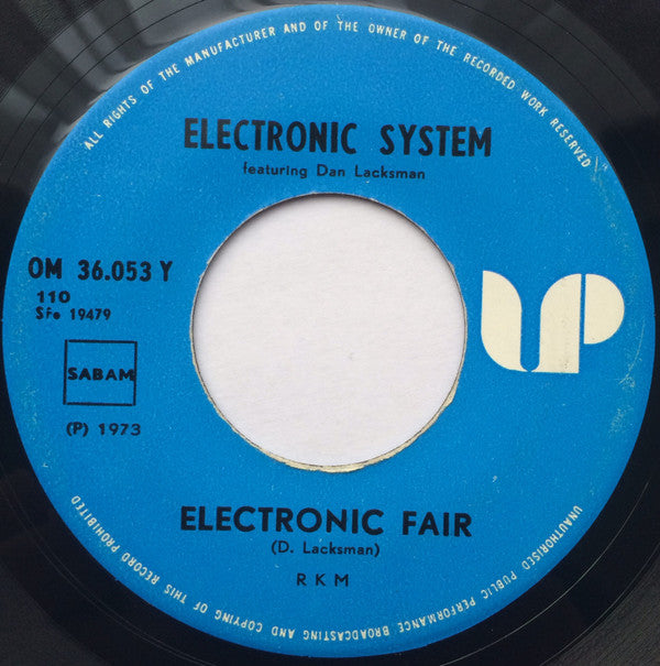 Electronic System Featuring Dan Lacksman -Top Tang' / Electronic Fair
