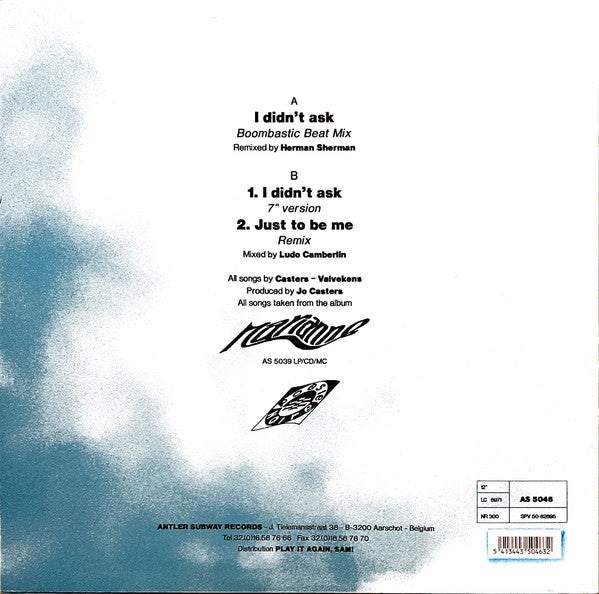 Poesie Noire* -I Didn't Ask (Boombastic Beat Mix)