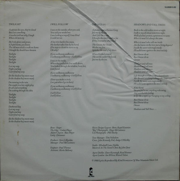 U2 -Boy