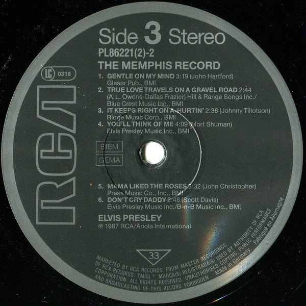 Elvis Presley - The Memphis Record