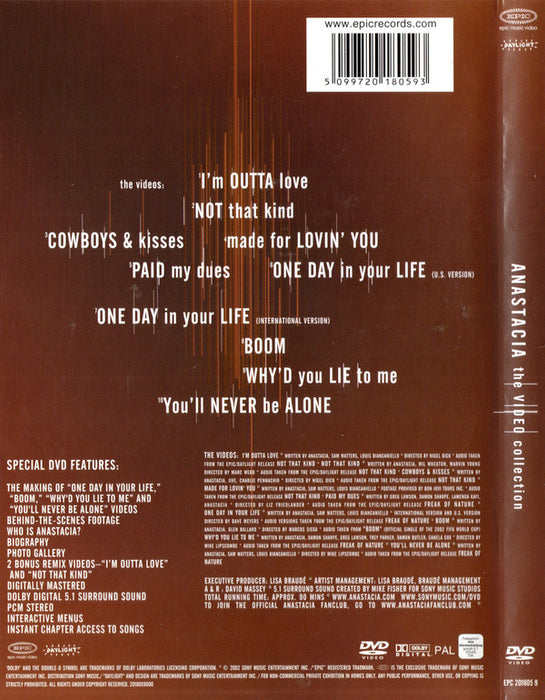 Anastacia -The Video Collection