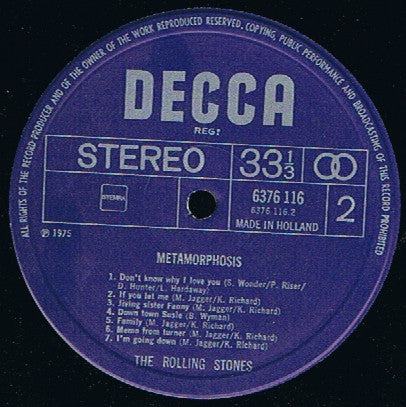 The Rolling Stones -Metamorphosis