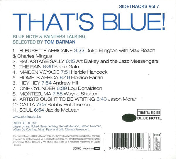 Various - Sidetracks Vol. 7 - That's Blue! + Painters Talking