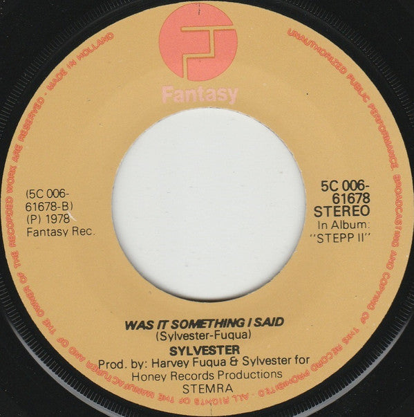 Sylvester -You Make Me Feel (Mighty Real)