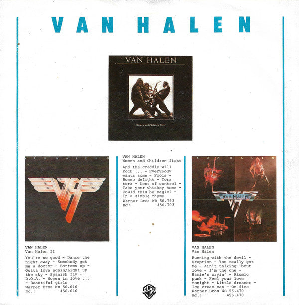 Van Halen -Runnin' With The Devil / You Really Got Me