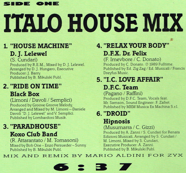 Various - Italo House Mix Numero Uno