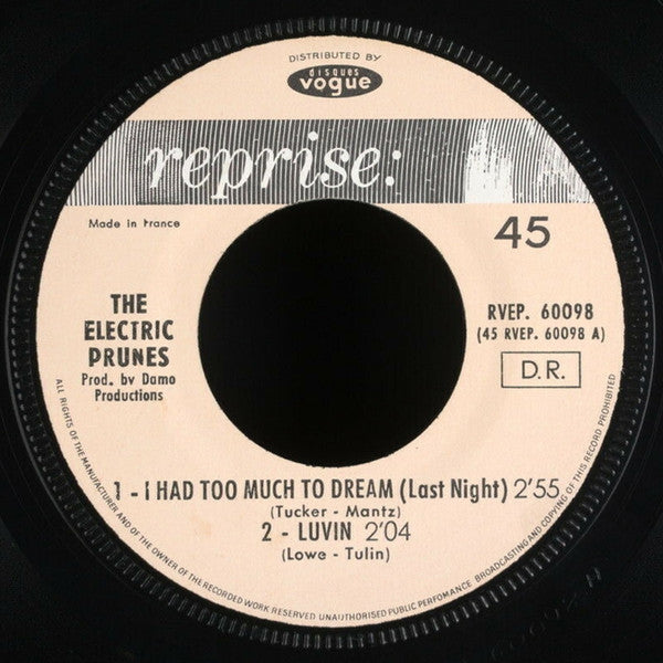 The Electric Prunes -I Had Too Much To Dream