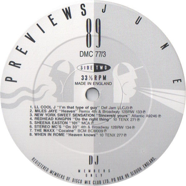 Various -June 89 Previews