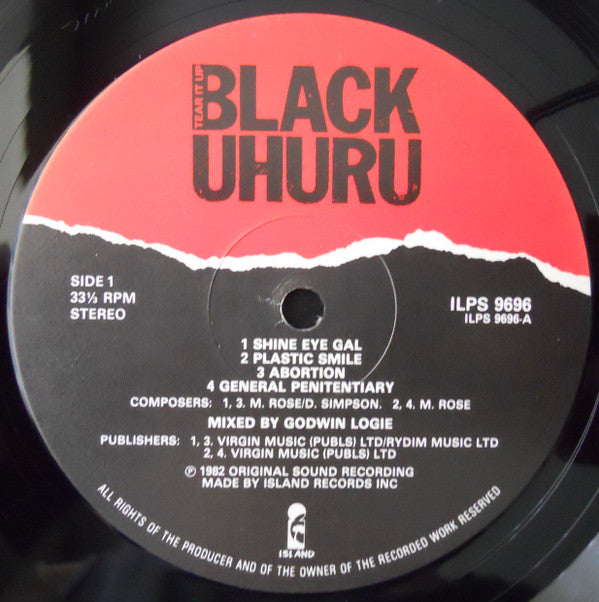Black Uhuru -Tear It Up - Live