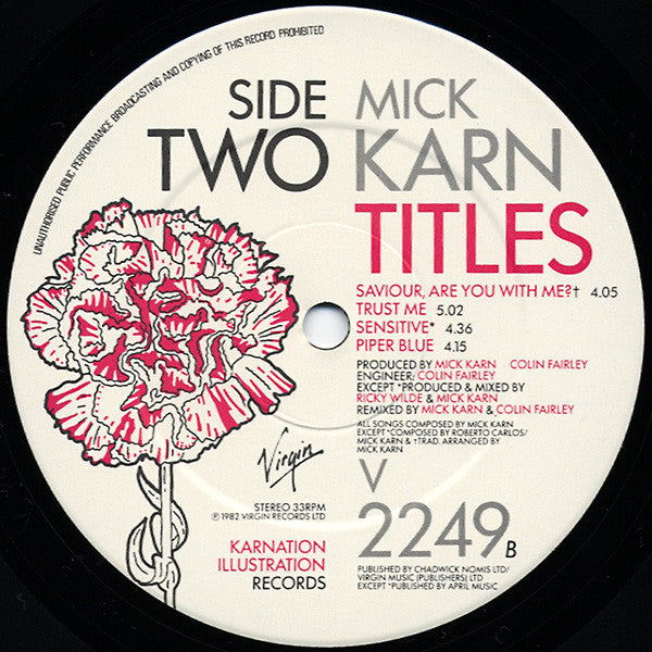 Mick Karn -Titles