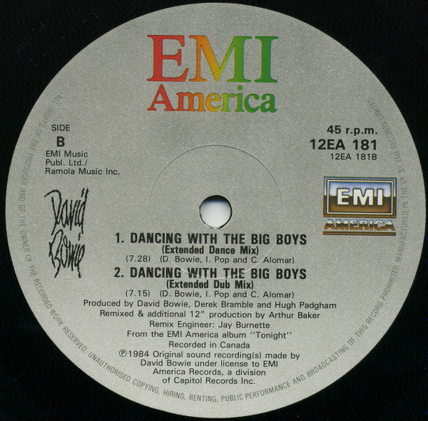 David Bowie - Blue Jean (Extended Dance Mix)