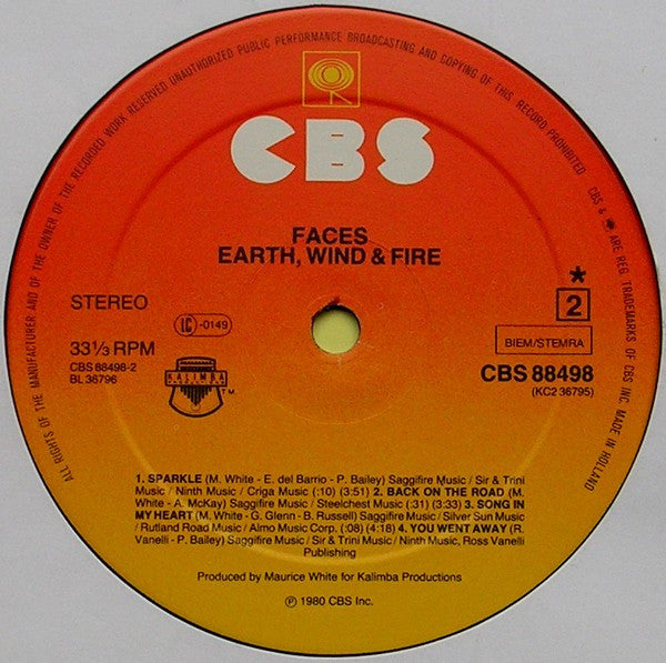 Earth, Wind & Fire -Faces