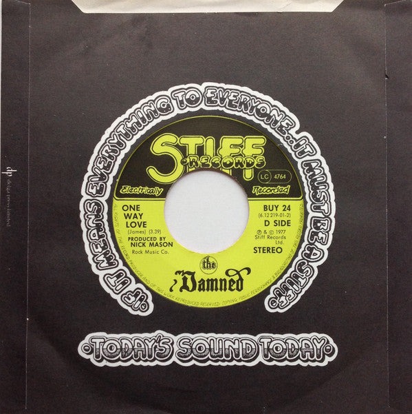 The Damned - Don't Cry Wolf / One Way Love