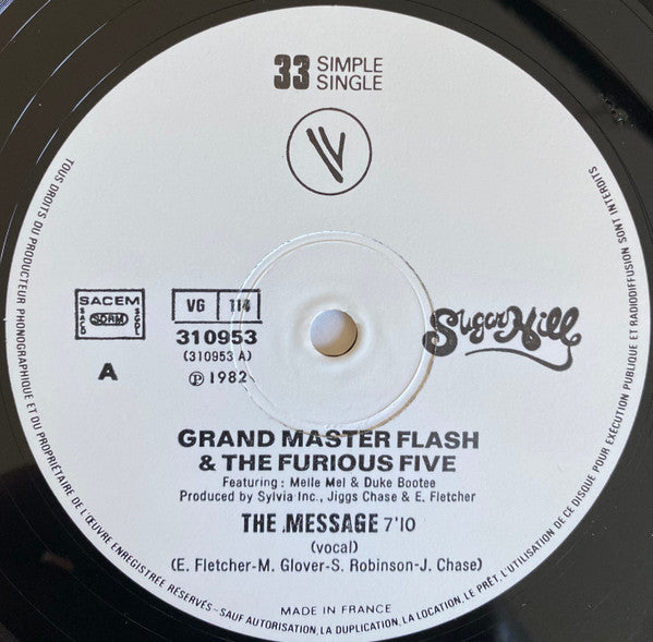 Grandmaster Flash & The Furious Five -The Message