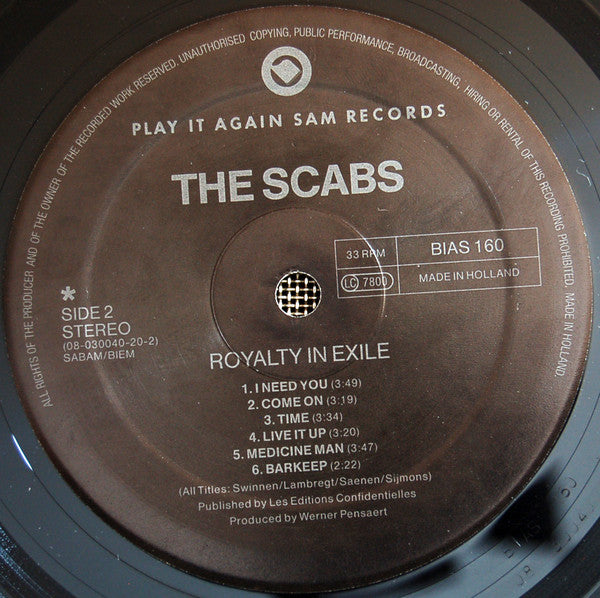 The Scabs -Royalty In Exile