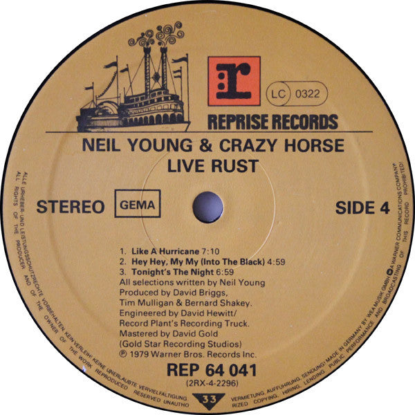 Neil Young & Crazy Horse -Live Rust