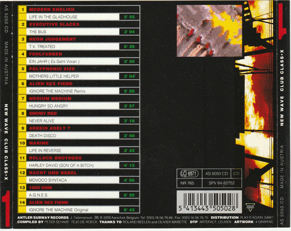 Various -New Wave Club Class•X 1