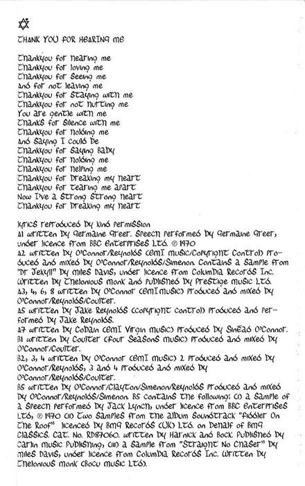 Sinéad O'Connor - Universal Mother