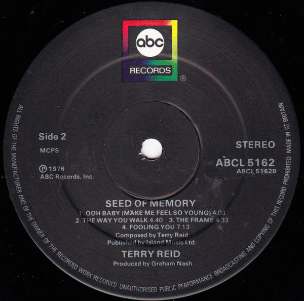 Terry Reid -Seed Of Memory
