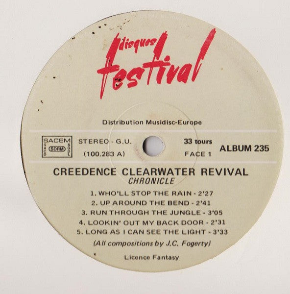 Creedence Clearwater Revival Featuring John Fogerty -Chronicle (The 20 Greatest Hits)