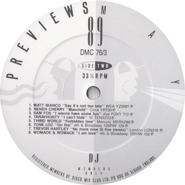 Various -May 89 - Previews