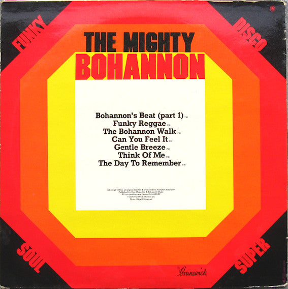 Bohannon* -The Mighty Bohannon