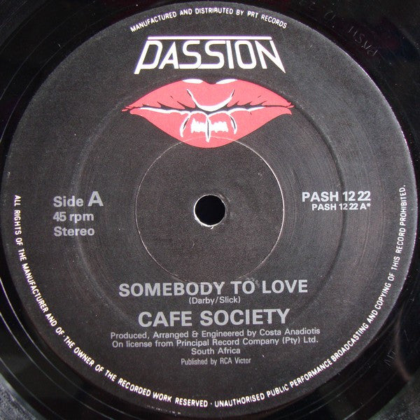 Cafe Society* -Somebody To Love