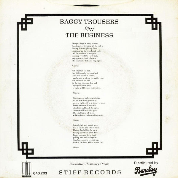 Madness -Baggy Trousers / The Business